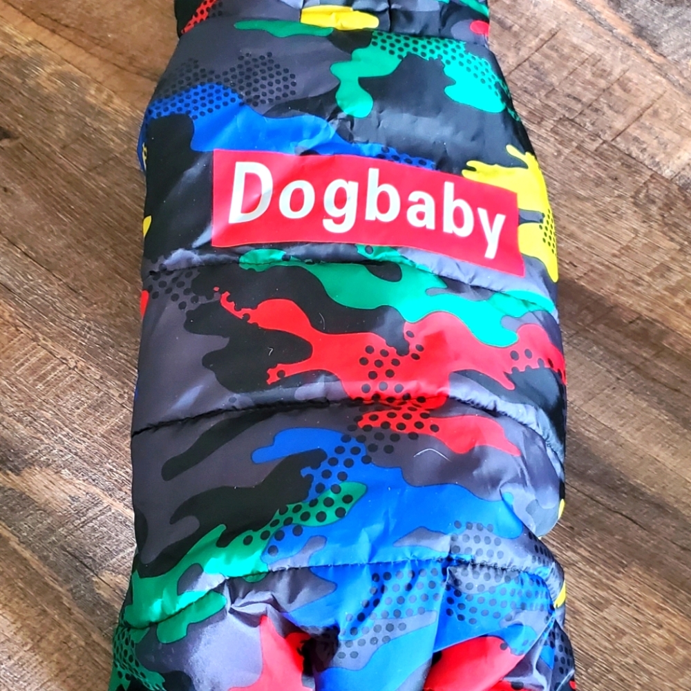 Colorful Camouflage Dog Jacket
